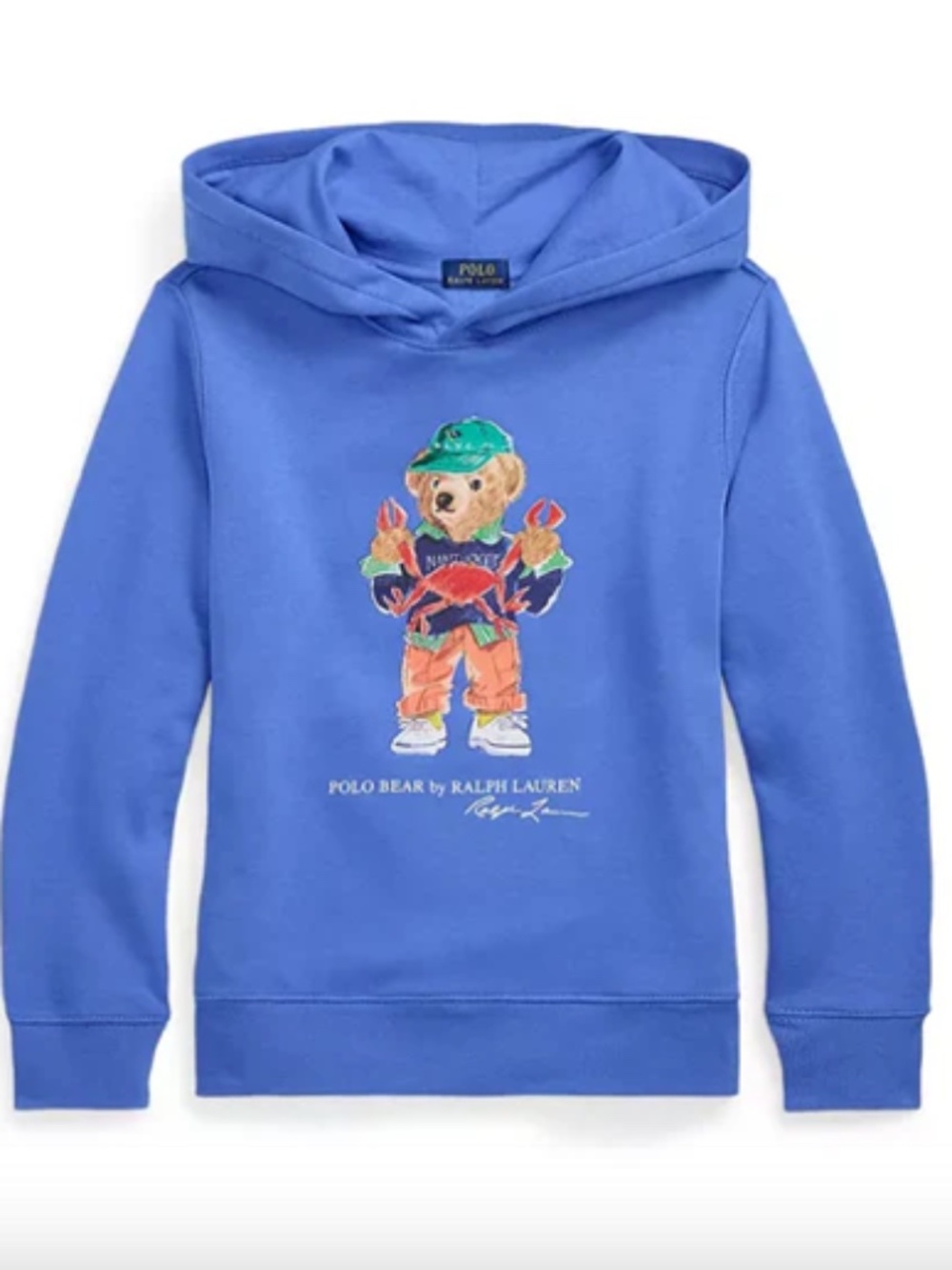 Ralph Lauren Boys Polo Bear Fleece Hoodie (Size: 3T) NWT